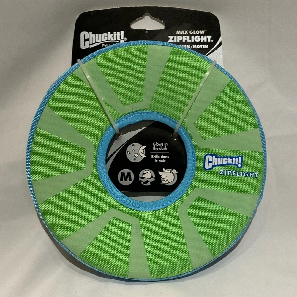 Chuckit! Max Glow Zipflight Dog Toy